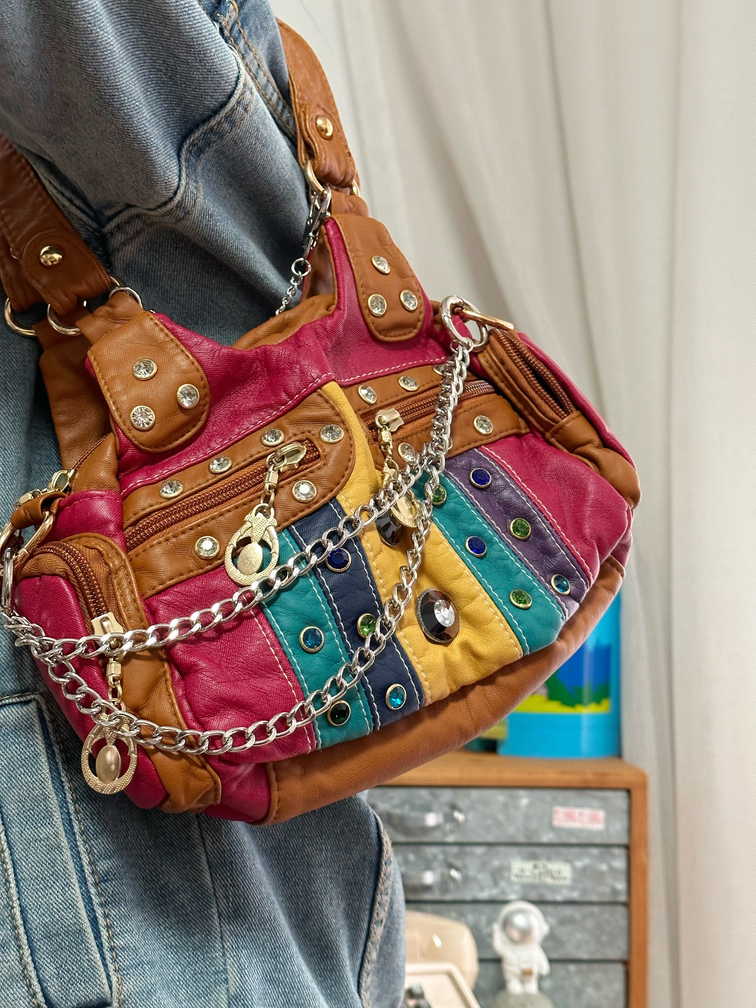 Vintage Casual Shoulder Crossbody Handbag for Women - Versatile Retro Tote Bag Perfect for Autumn and Winter Style