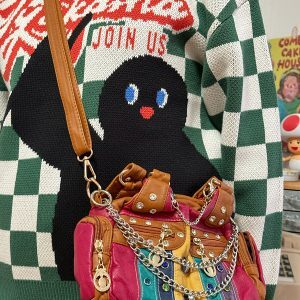 Vintage Casual Shoulder Crossbody Handbag for Women - Versatile Retro Tote Bag Perfect for Autumn and Winter Style