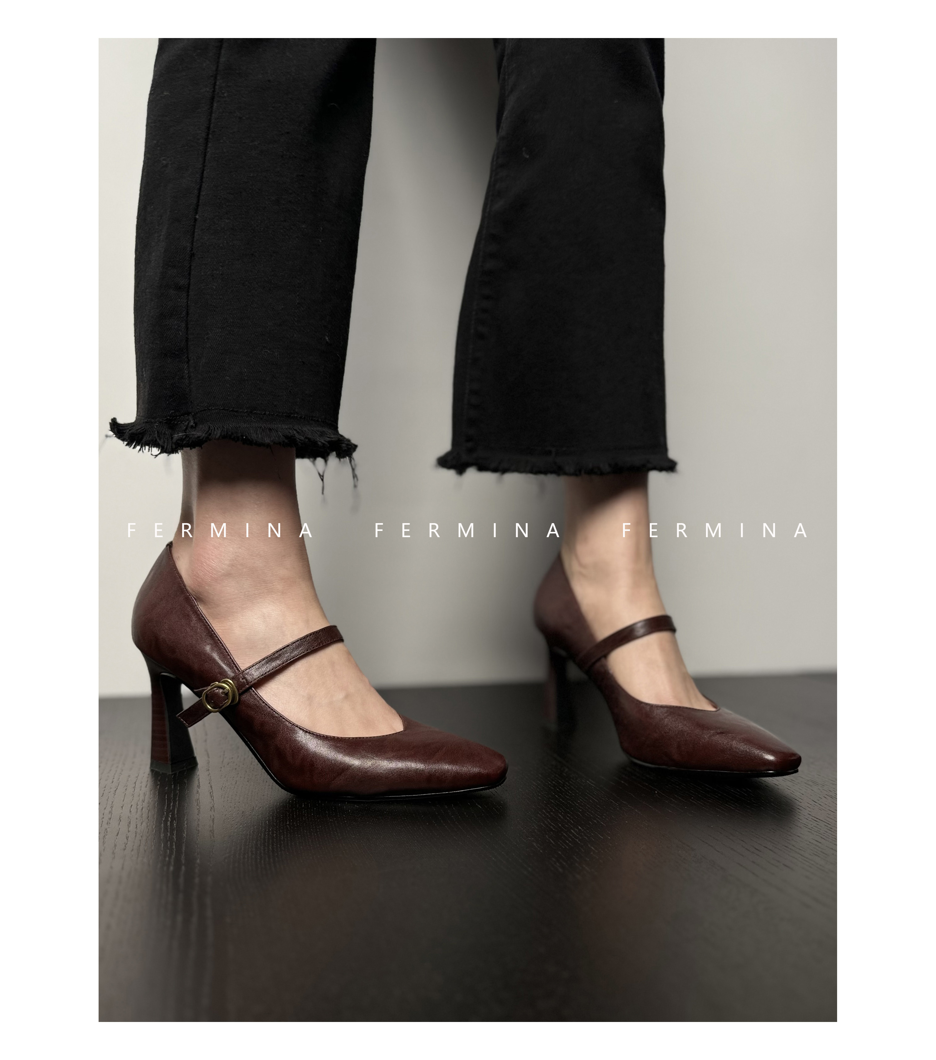 Vintage French High Heel Thin Strap Mary Jane Shoes - Elegant Flats for Spring 2024, Chic Retro Style