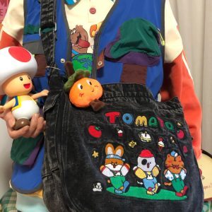 Vintage-Inspired Denim Shoulder Crossbody Bag - Large Capacity Retro Tote for Spring/Summer - Versatile Student Bag