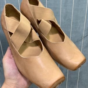 Vintage Lace-Up Women's Ballet Flats - High-Heeled Mary Janes for Outdoor Wear, Stylish and Comfortable Fashion Footwear