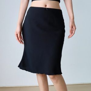 Vintage Plaid Midi Skirt for Women, Retro Slim Fit A-Line, Lined, Casual Summer Skirt, 90s Inspired Fashion for Vacation
