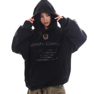 Vintage Washed Distressed Oversized Hoodie Jacket for Unisex - Trendy Versatile Casual Layering Essential