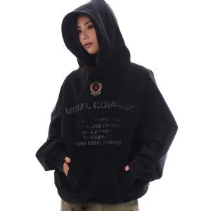 Vintage Washed Distressed Oversized Hoodie Jacket for Unisex - Trendy Versatile Casual Layering Essential