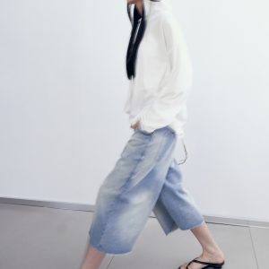 Vintage Washed Loose Straight-Leg Denim Shorts for Men and Women - Trendy 90s American Style Casual Retro Seven-Point Shorts
