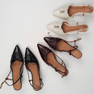 Women's Backless Pointed Toe Open Toe Sandals - Ultra-Soft Comfortable Thin Mid-Heel for Summer Commuting Style