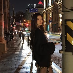Women's Black V-Neck Cardigan - Cozy Loose Fit Long Sleeve Sweater Coat for Autumn and Winter, Versatile Layering Essential