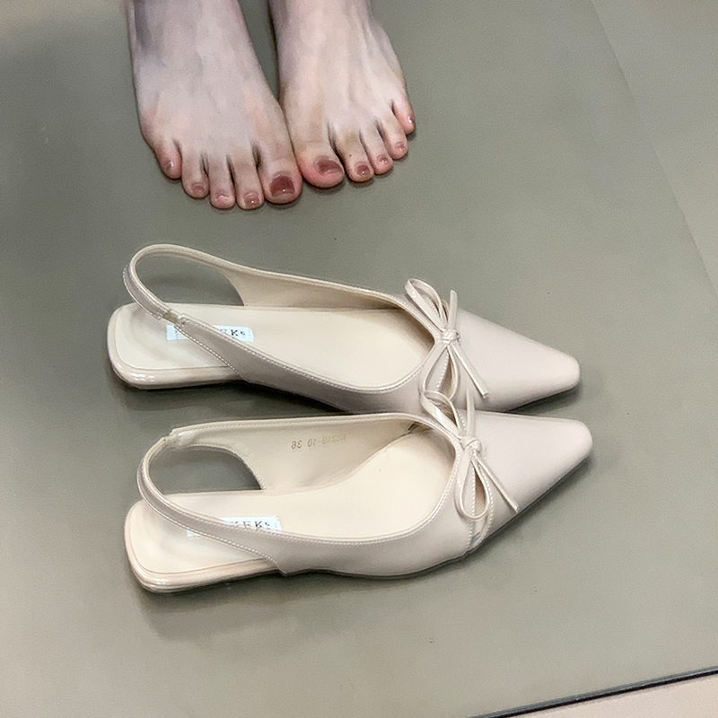 Women's Bow-Tie Open-Toe Sandals - Summer 2025 Niche Design for Skirts - Trendy Fashion Footwear