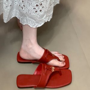 Women's Casual Flip-Flops 2025 - Simple Tassel Commuter Flat Sandals for Comfort and Style