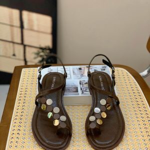 Women's Comfortable Flat Toe-Post Sandals - 2025 Summer Style, Versatile Open-Toe One-Strap Design, Fashionable and Chic