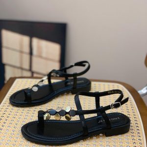 Women's Comfortable Flat Toe-Post Sandals - 2025 Summer Style, Versatile Open-Toe One-Strap Design, Fashionable and Chic