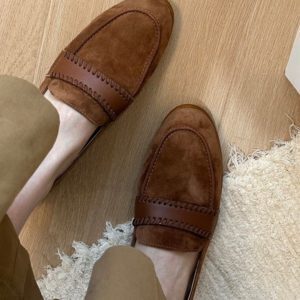 Women's Cowhide Loafers - Genuine Leather Flats with Soft Sole, Comfortable Casual Style for Spring and Summer 2025