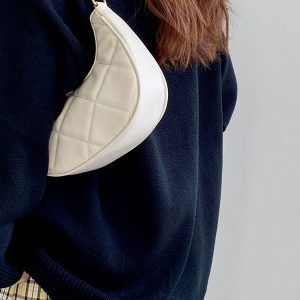 Women's Crescent Underarm Bag - Exquisite Embroidered Design, Korean Style, Spring/Summer 2025, Niche Fashion Small Bag