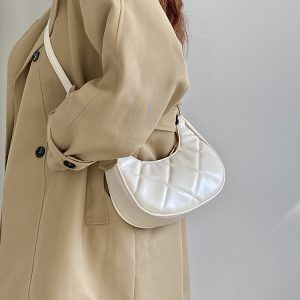 Women's Crescent Underarm Bag - Exquisite Embroidered Design, Korean Style, Spring/Summer 2025, Niche Fashion Small Bag