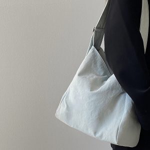 Women’s Denim Tote Bag - Large Capacity Casual Crossbody Shoulder Bag for Spring Summer 2025 - Versatile Everyday Style