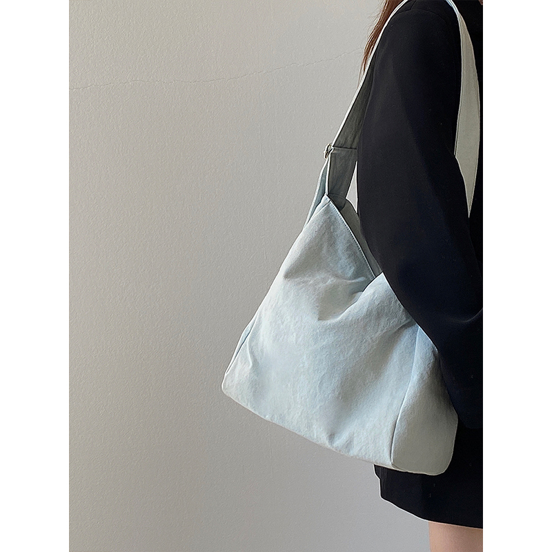 Women’s Denim Tote Bag - Large Capacity Casual Crossbody Shoulder Bag for Spring Summer 2025 - Versatile Everyday Style