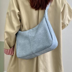 Women's Denim Tote Bag - Versatile Large Capacity Crossbody Shoulder Bag for Everyday Style