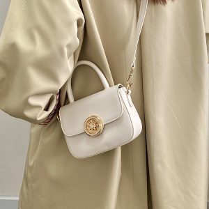 Women's French-Style Saddle Bag - Versatile Small Crossbody Handbag for Everyday Use - Trendy 2025 Niche Design