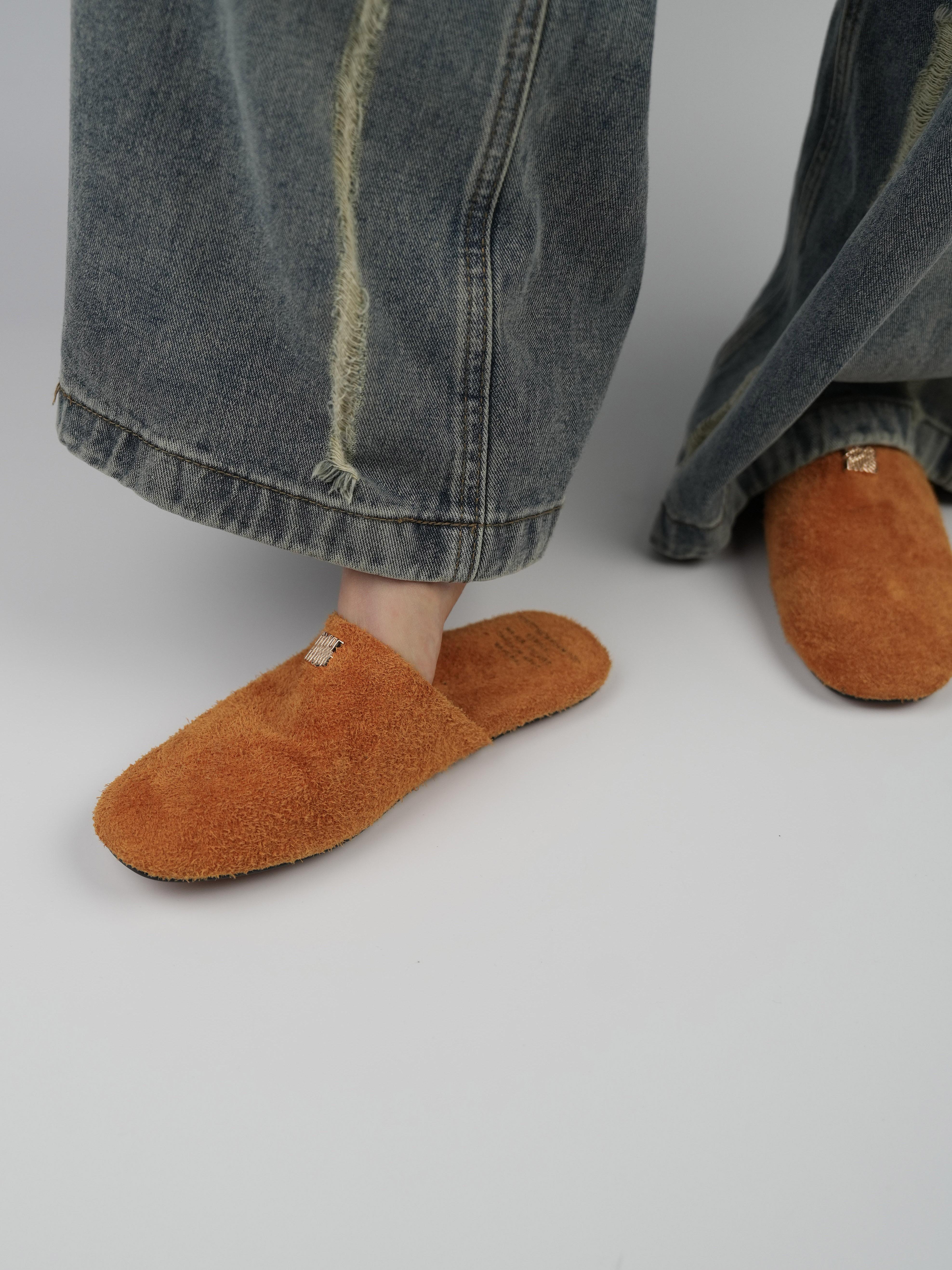 Women’s Green Open-Toe Slippers - Casual Flat Genuine Leather Half-Sandals for Summer Vacation Fashion