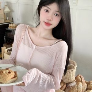 Women's Jazz Dance Cover-Up - Sweet and Spicy Thin Sun Protection Top for Summer, K-Pop Music Festival Outfit