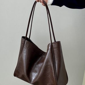 Women's Large Capacity Shoulder Tote Bag - Versatile Commuting Style, Niche Design for Everyday Use