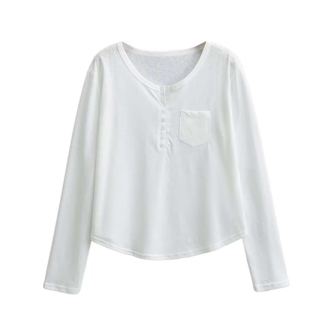 Women's Long Sleeve Jazz T-Shirt - 2024 New Street Dance Base Layer Top in Thin Fabric
