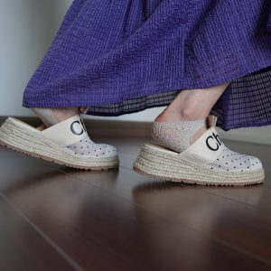 Women’s Mesh Toe Cap Slippers - Flat Thick-Soled, Height-Increasing, Simple Versatile Half-Drag Straw Woven Design