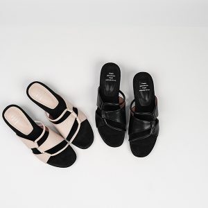 Women's Open-Toe Wedge Sandals - Minimalist Summer Slippers for Vacation, Outdoor Style, and Cool Temperament