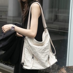Women's Pleated Casual Commuting Tote Bag - Large-Capacity 2025 Niche Design for Stylish Daily Use