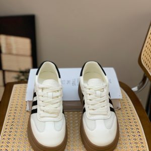 Women's Retro Genuine Leather Lace-Up Training Shoes - 2025 Summer Color-Blocking Mesh Casual Sneakers, Versatile Breathable Style