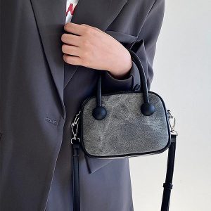 Women's Retro High-End Minimalist Tote Bag - Spring/Summer 2025 Small Crossbody Shoulder Bag