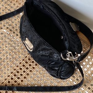 Women's Retro Lock Clutch Underarm Bag - High-End Versatile Shoulder Crossbody Small Bag in National Style