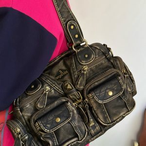 Women's Retro Shoulder Crossbody Bag - Casual Trendy Tote Handbag for Everyday Versatility