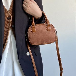 Women's Retro Velvet Pillow Handbag - Spring/Summer Crossbody Bag in Niche Design, Perfect for 2025 Fashion Trends