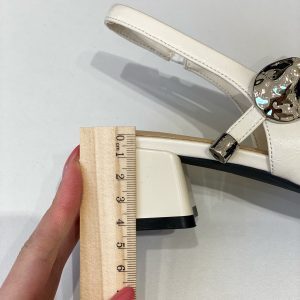 Women's Summer 2025 Fashion Sandals, Elegant Slip-On Chunky Heel Mary Jane Shoes with French Square Toe