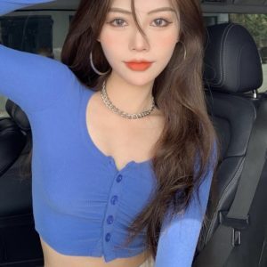 Women's Sweet and Spicy Jazz Dance Crop Top - Autumn Midriff Practice Outfit, Instagram Style, Trendy Dancewear
