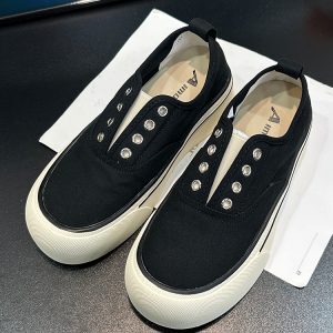 Women's Thick-Soled Elastic Slip-On Canvas Sneakers - Breathable Height-Increasing Casual Shoes, 2025 Trendy Board Shoes