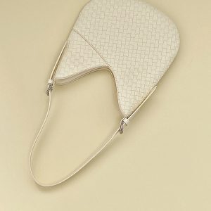 Women's Woven Hand-Held Underarm Bag - High-End Feel Spring/Summer Crossbody Bag for 2025 - Trendy Niche Design