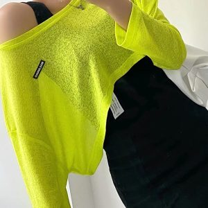 Women's Y2K Cropped Jazz Dance T-Shirt - Loose Short Sleeve, High-Waisted, Sun-Protective, Trendy White Top