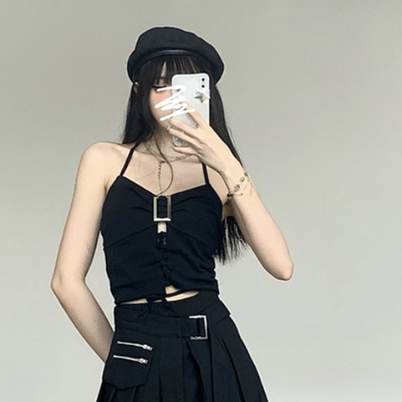 Y2K Abijazz Dance Top and Short Skirt Set for Women's Nightclub and Party Performance Outfit