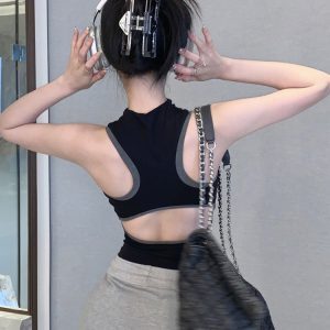 Y2K Crop Top for Jazz Dance - Trendy Spicy Girl K-Pop Style Dance Outfit