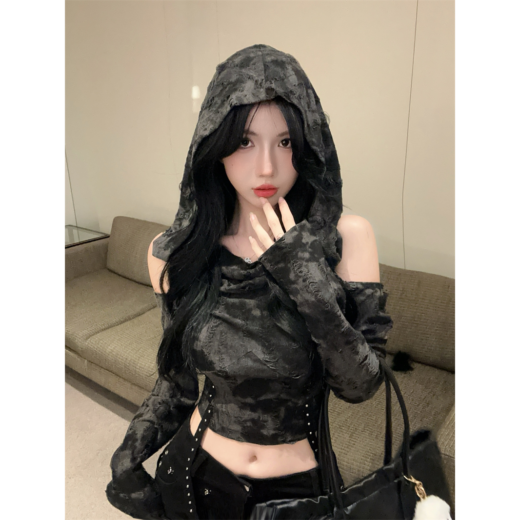 Y2K Dune Wasteland Windbreaker Hoodie for Music Festivals, Jazz Dancing, and K-Pop Style - Sweet and Spicy Design