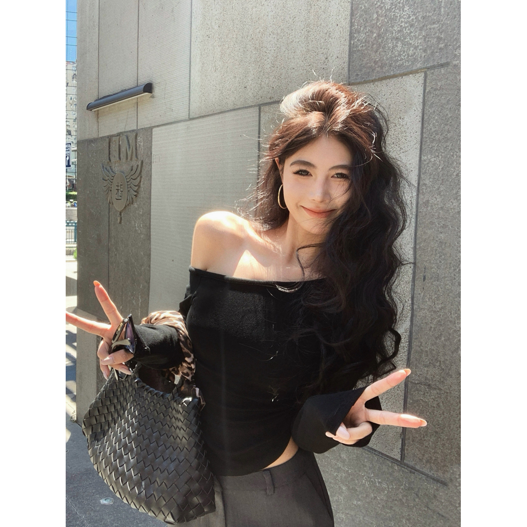 Y2K Fitted Base T-Shirt for Women - Early Autumn Jazz Dance Outfit, Spicy Girl Music Festival Top, K-Pop Inspired Fashion
