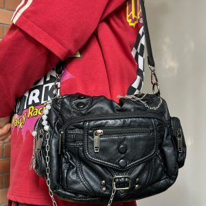 Y2K Retro Women's Shoulder Crossbody Bag - Versatile Large Capacity Spring/Summer Style for Students and Trendsetters