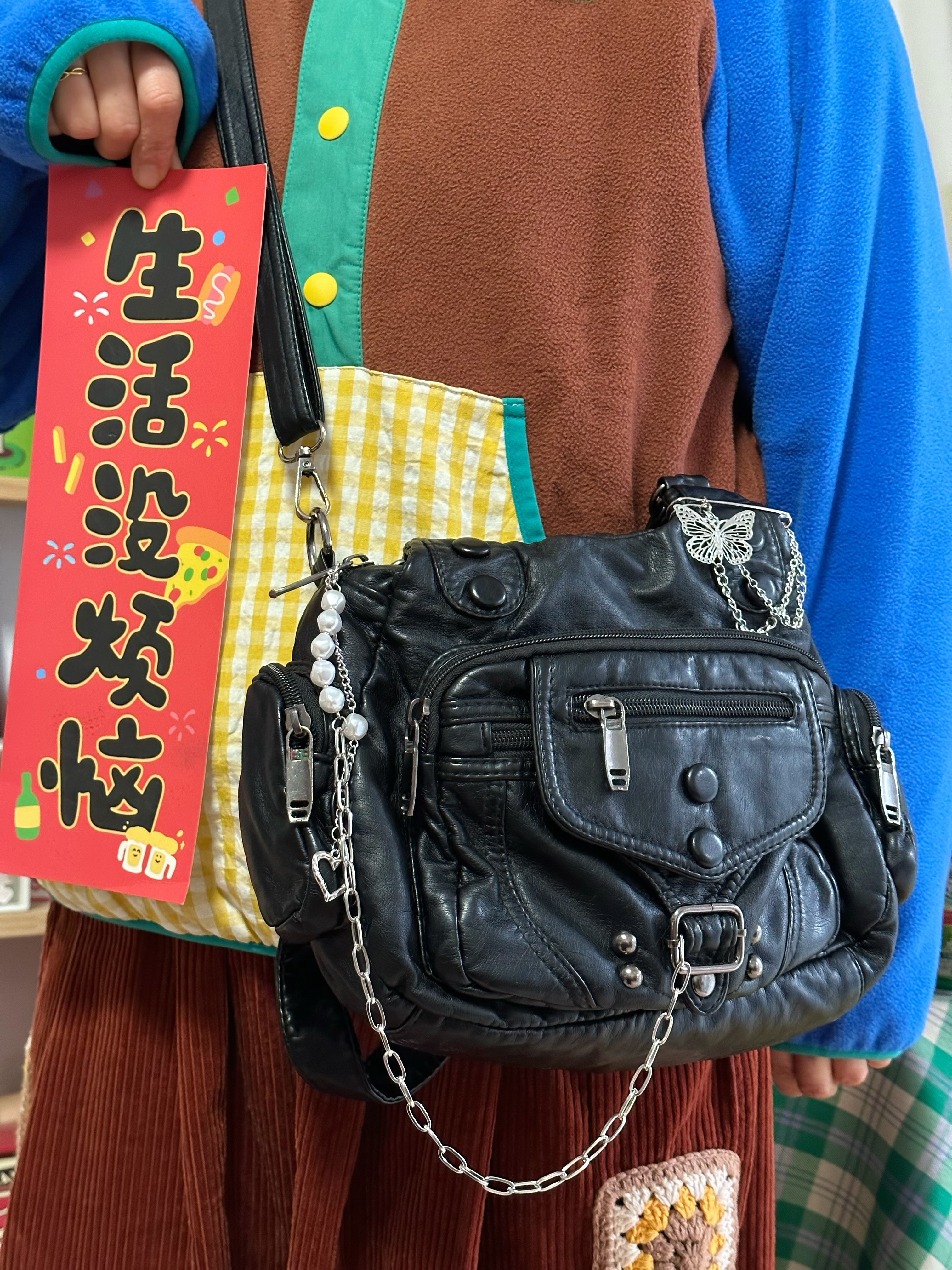 Y2K Retro Women's Shoulder Crossbody Bag - Versatile Large Capacity Spring/Summer Style for Students and Trendsetters