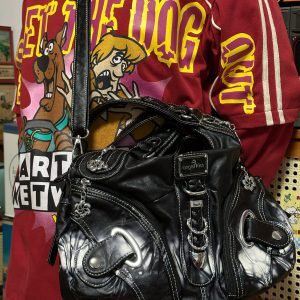 Y2K Tie-Dye Shoulder Crossbody Tote Bag - Retro Versatile Casual Bag for Spring and Summer, Perfect for Students and Spicy Girls