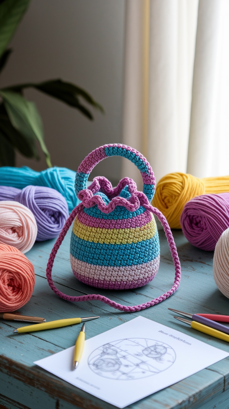 Mini Bag Crochet Free Pattern: Small Yet Stylish Designs outfit idea