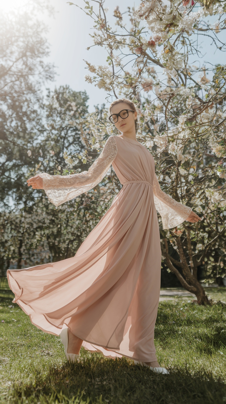 Stunning Modest Maxi Dresses for Every Event outfit idea
