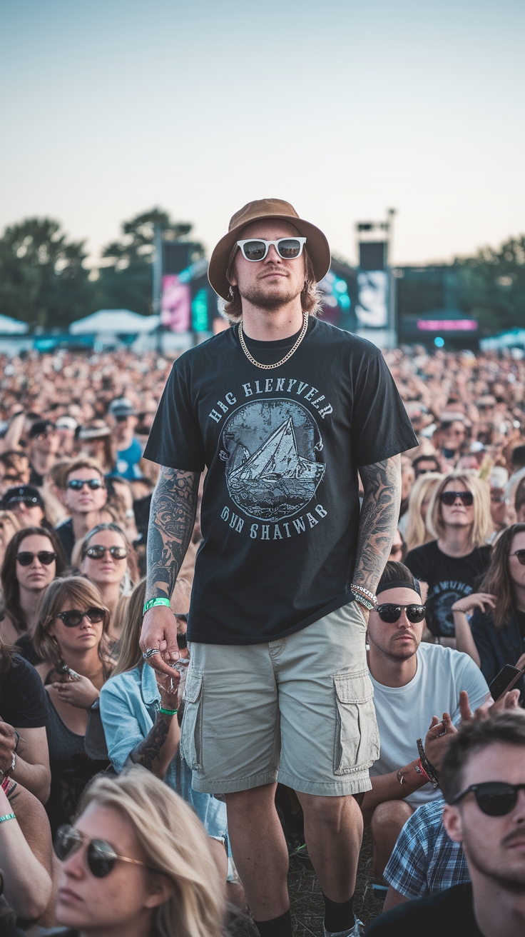 Men's Music Festival Outfits: Essential Styles outfit idea