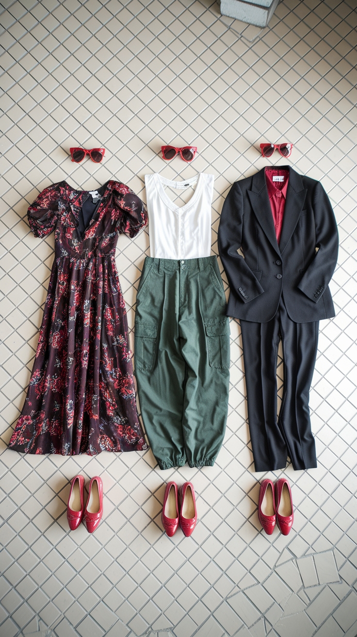 Outfit Ideas with Red Shoes: Bold and Beautiful Looks outfit idea